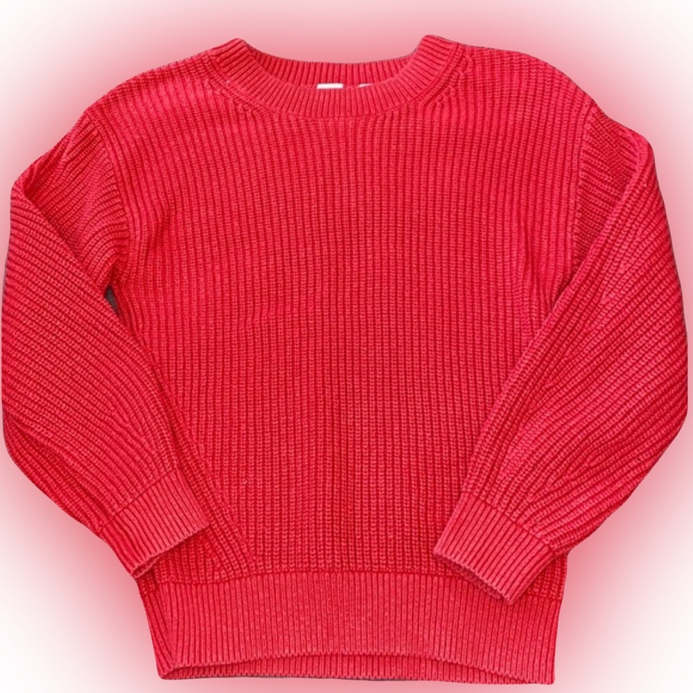 GAP RED KNIT CREWNECK SWEATER // SIZE XS❤️